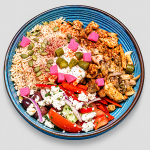 Souvlaki Rice Bowl