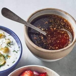 Honey soy and oregano sauce