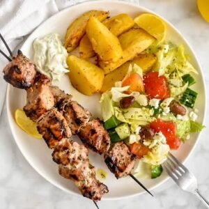 Lemon and Oregano Pork Skewers